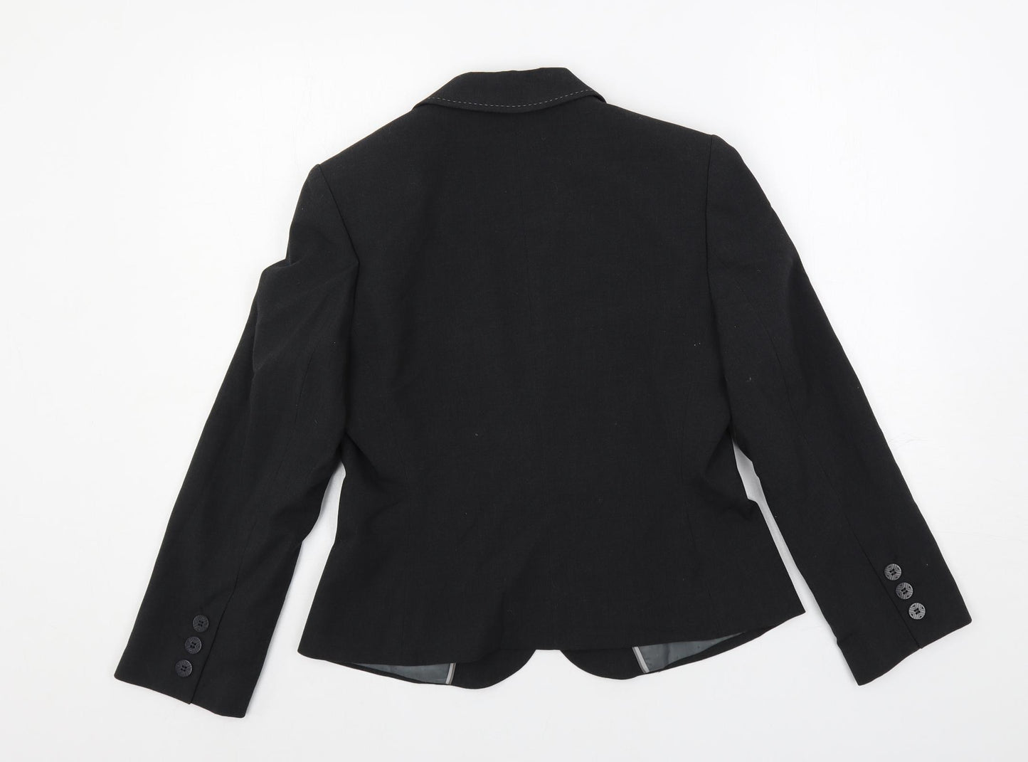 Marks and Spencer Womens Grey Jacket Blazer Size 12 Button