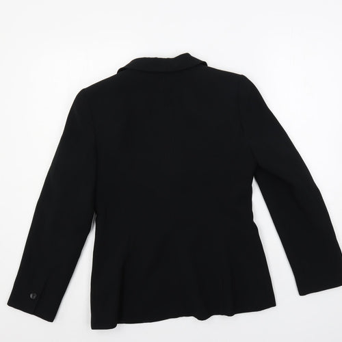 NEXT Womens Black Jacket Blazer Size 10 Button