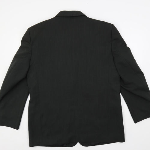 Dastan Mens Green Polyester Jacket Suit Jacket Size 42 Regular