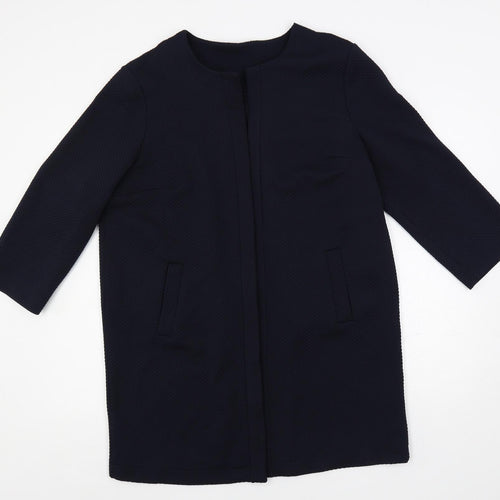 Principles Womens Blue Overcoat Coat Size 16 - Open
