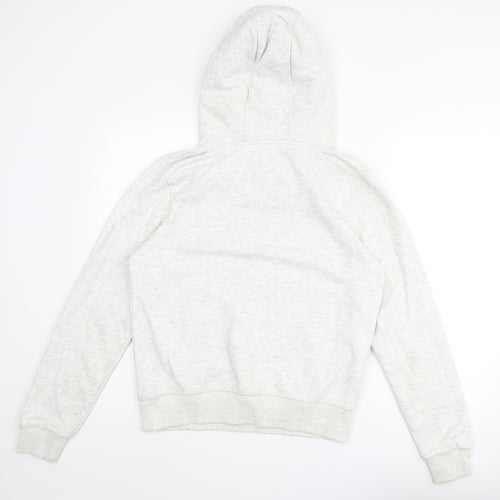 SoulCal&Co Womens Grey Cotton Pullover Hoodie Size 12 Pullover - Logo