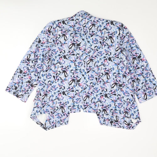 Warehouse Womens Multicoloured Floral Jacket Size 10