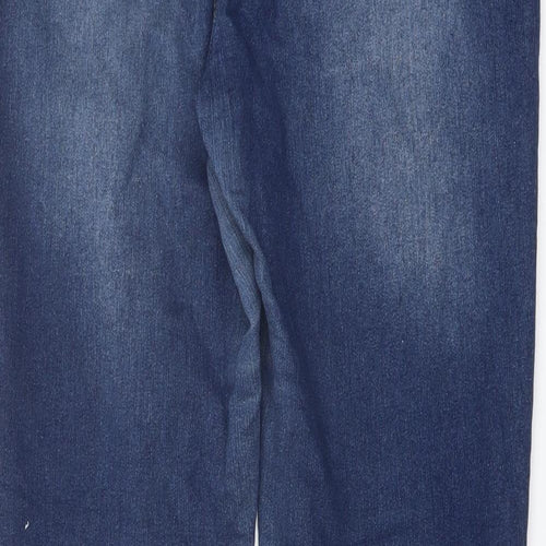 Be-Girl Womens Blue Cotton Skinny Jeans Size 30 in L29 in Regular Button