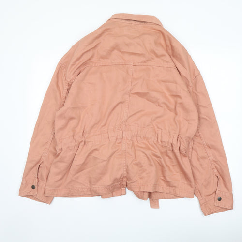 Per Una Womens Pink Jacket Size 16 Snap