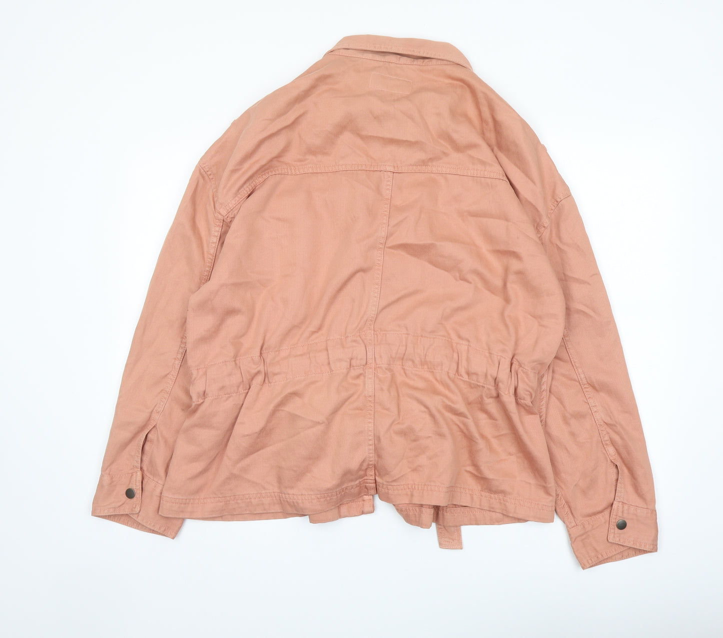 Per Una Womens Pink Jacket Size 16 Snap