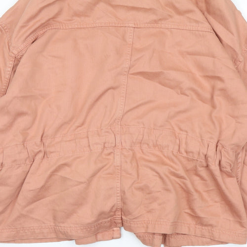 Per Una Womens Pink Jacket Size 16 Snap
