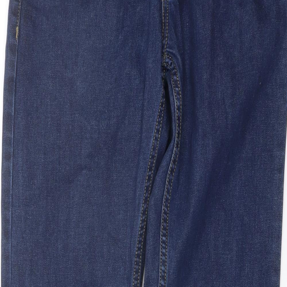 SCG Mens Blue Cotton Straight Jeans Size 30 in L30 in Regular Button