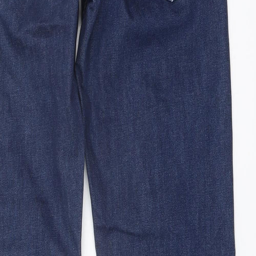 SCG Mens Blue Cotton Straight Jeans Size 30 in L30 in Regular Button