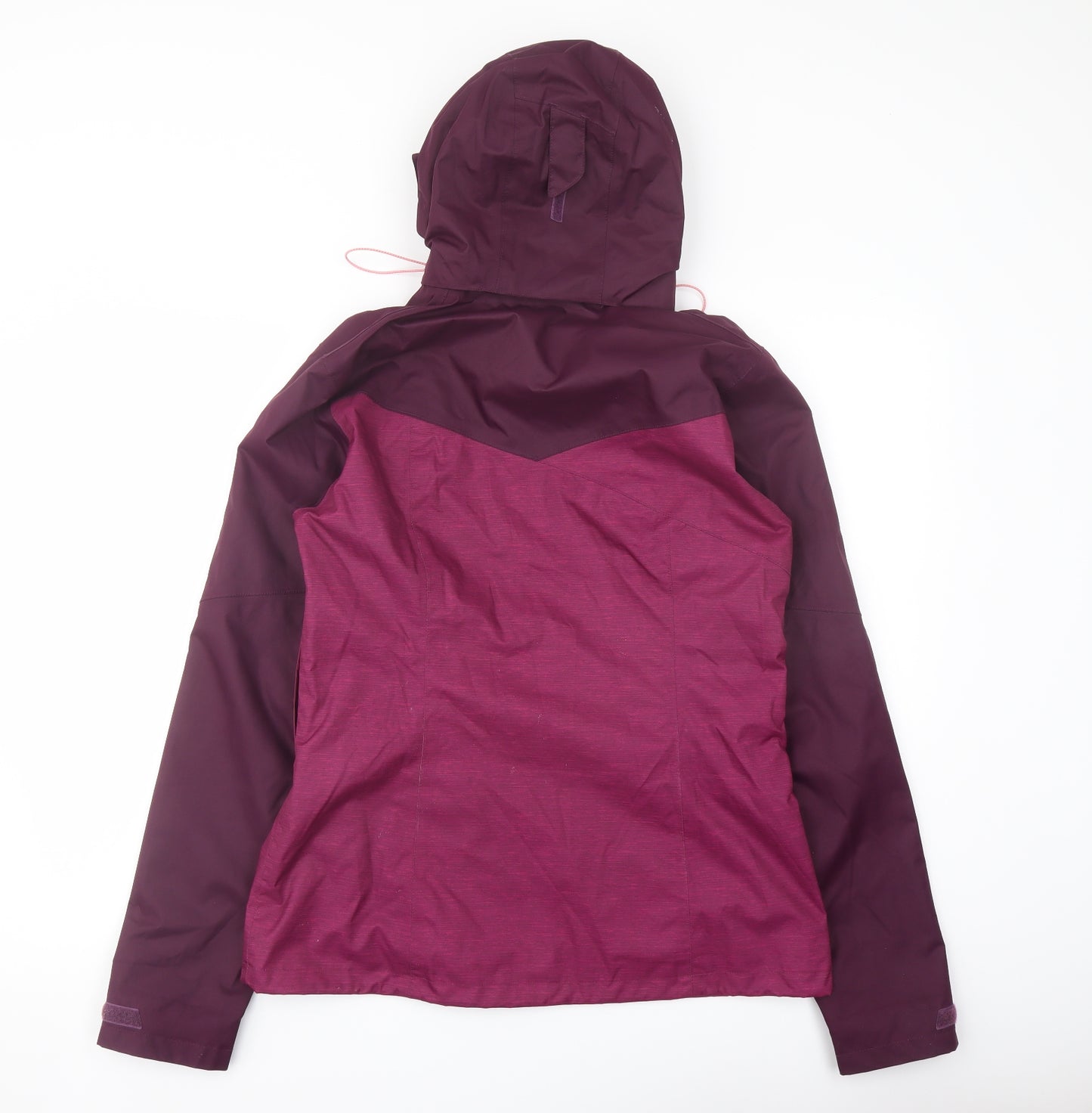 Quechua Womens Purple Rain Coat Coat Size M Zip