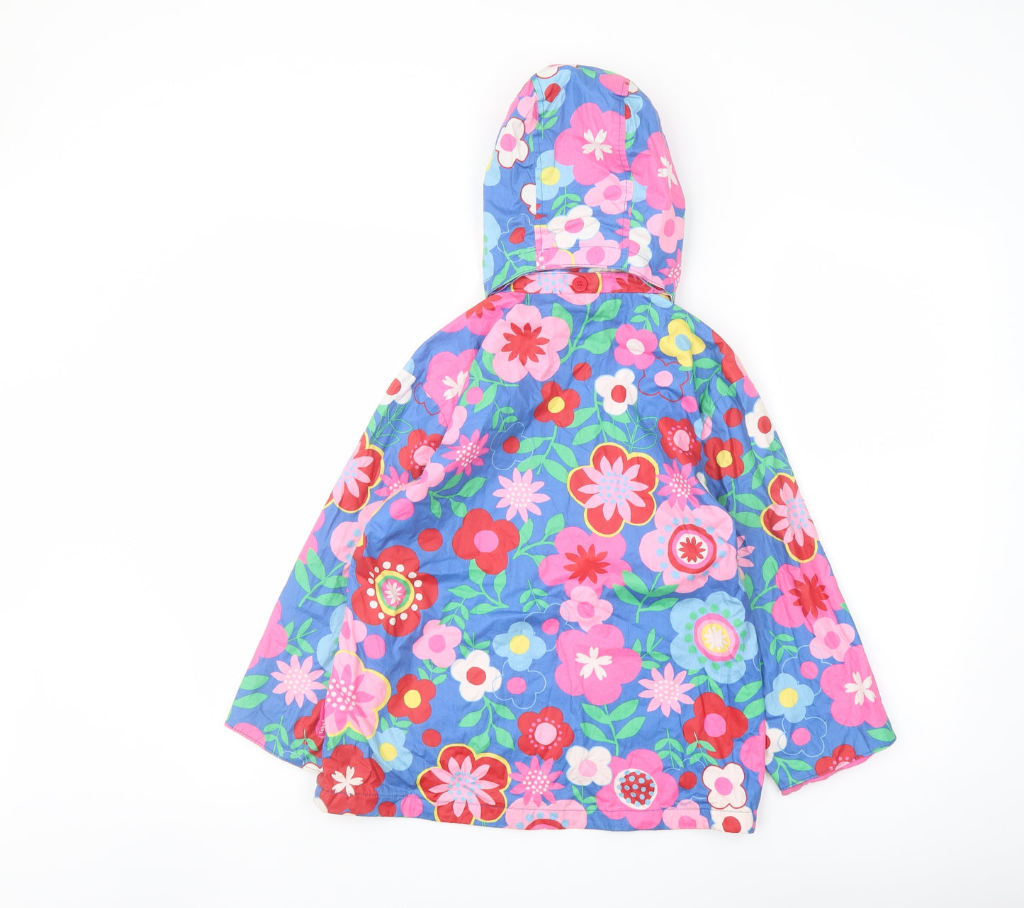 Toby Tiger Girls Multicoloured Floral Jacket Size 5-6 Years Snap