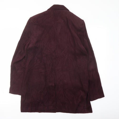 Klass Womens Purple Jacket Size 14 Button
