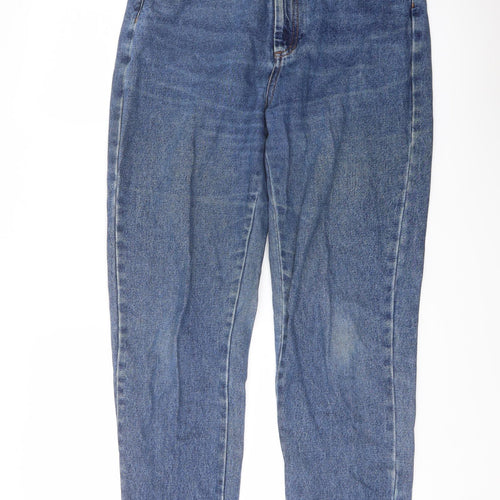 Lucy&Yak Womens Blue Cotton Mom Jeans Size 28 in L29 in Regular Button