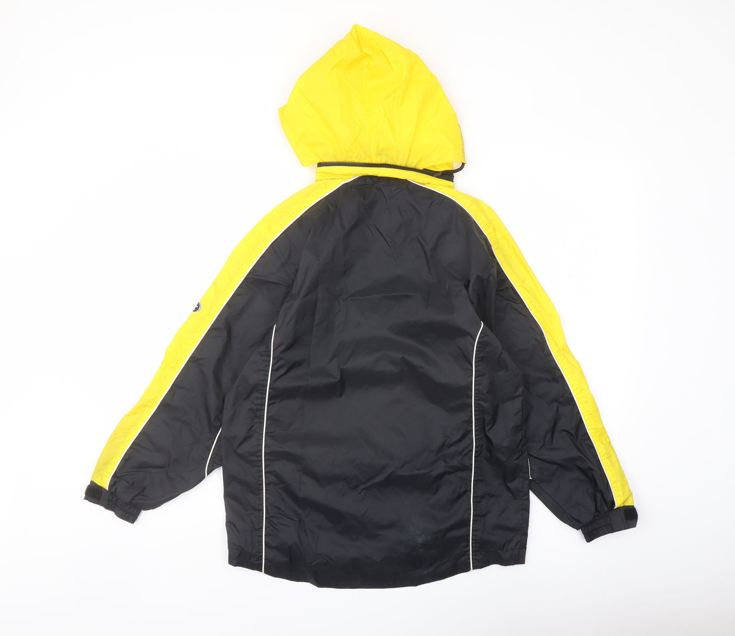 Prostar Boys Black Rain Coat Coat Size 8-9 Years Zip