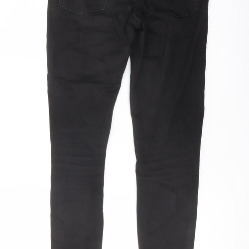 Levi's Womens Black Cotton Skinny Jeans Size 28 in L29 in Regular Button