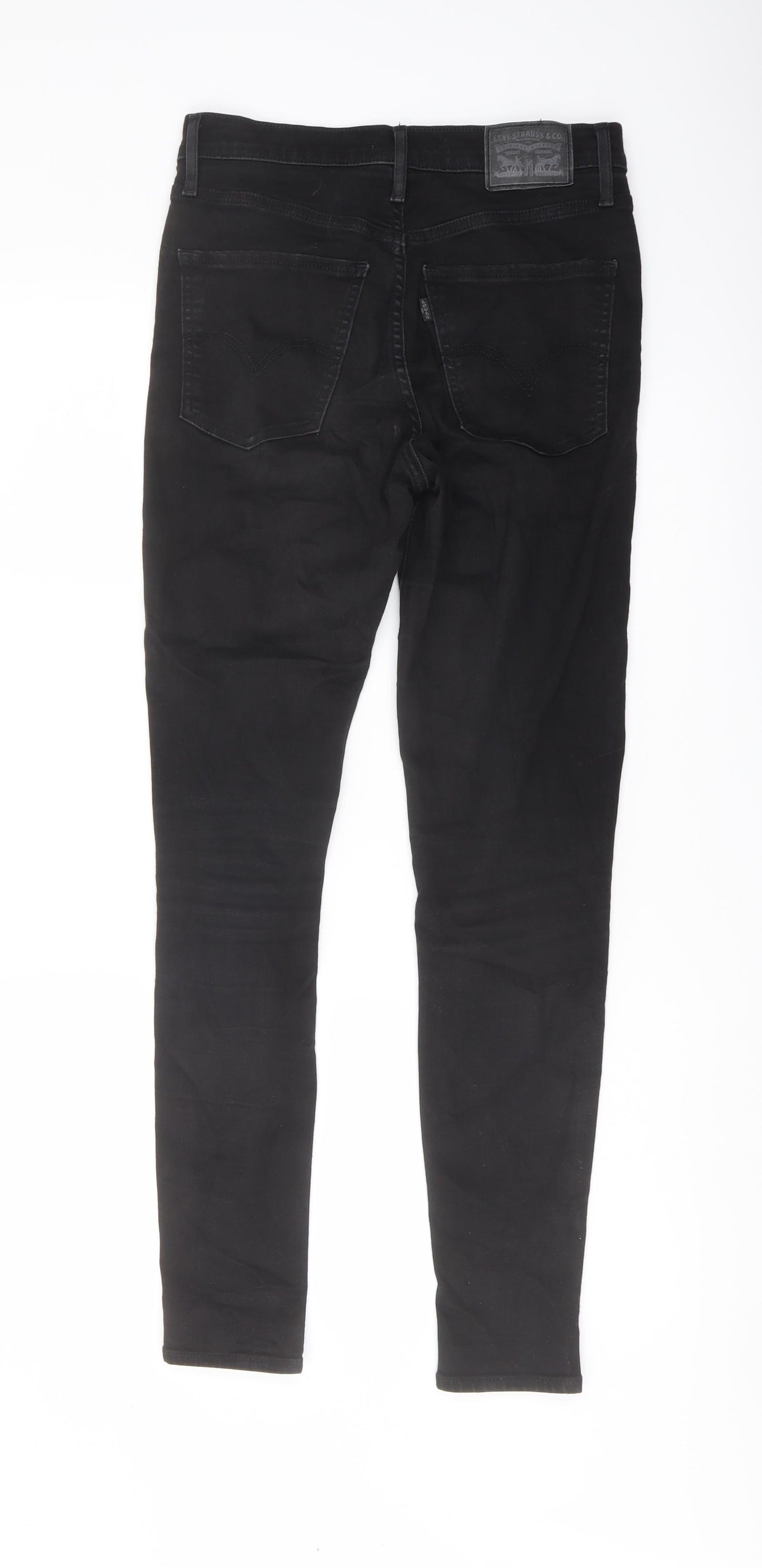 Levi's Womens Black Cotton Skinny Jeans Size 28 in L29 in Regular Button