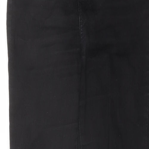 Levi's Womens Black Cotton Skinny Jeans Size 28 in L29 in Regular Button