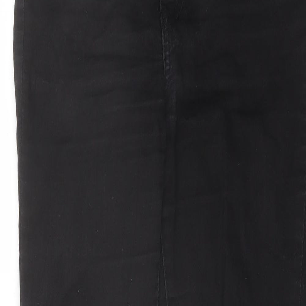 Levi's Womens Black Cotton Skinny Jeans Size 28 in L29 in Regular Button