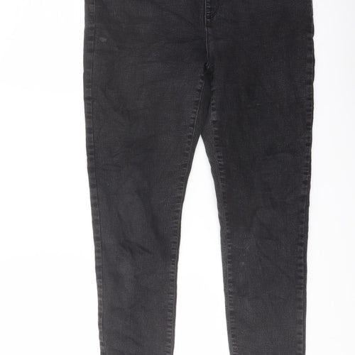 Denim & Co. Womens Grey Cotton Jegging Jeans Size 14 L27 in Regular