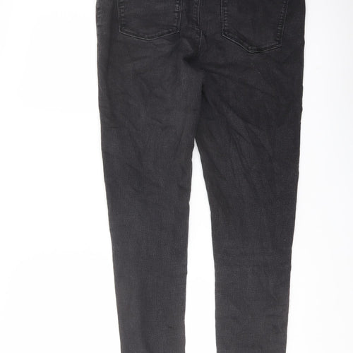 Denim & Co. Womens Grey Cotton Jegging Jeans Size 14 L27 in Regular