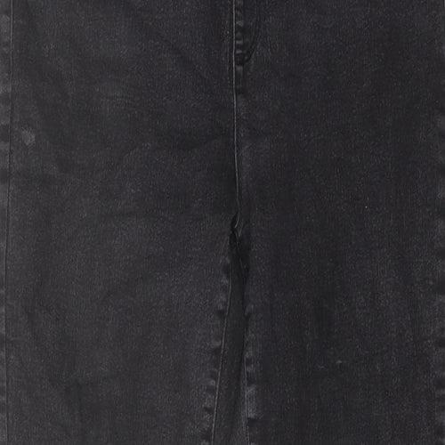 Denim & Co. Womens Grey Cotton Jegging Jeans Size 14 L27 in Regular