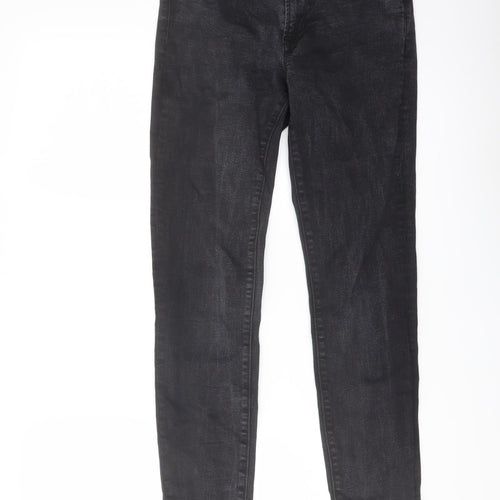 Gap Womens Grey Cotton Skinny Jeans Size 27 in L29 in Regular Button