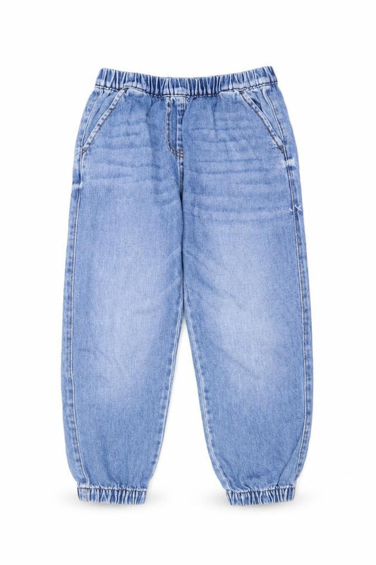NEXT Boys Blue Cotton Tapered Jeans Size 9 Months Regular Pullover