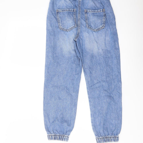 NEXT Boys Blue Cotton Tapered Jeans Size 9 Months Regular Pullover