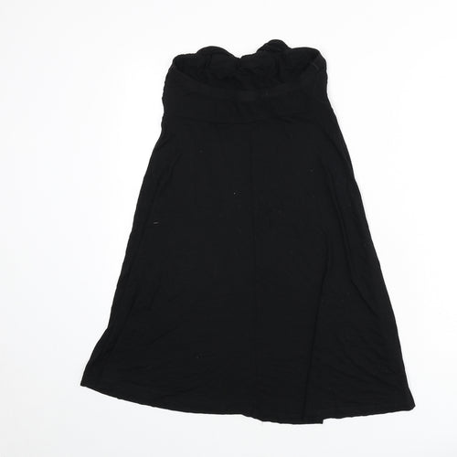 NEXT Womens Black Viscose A-Line Size 10 Off the Shoulder Pullover