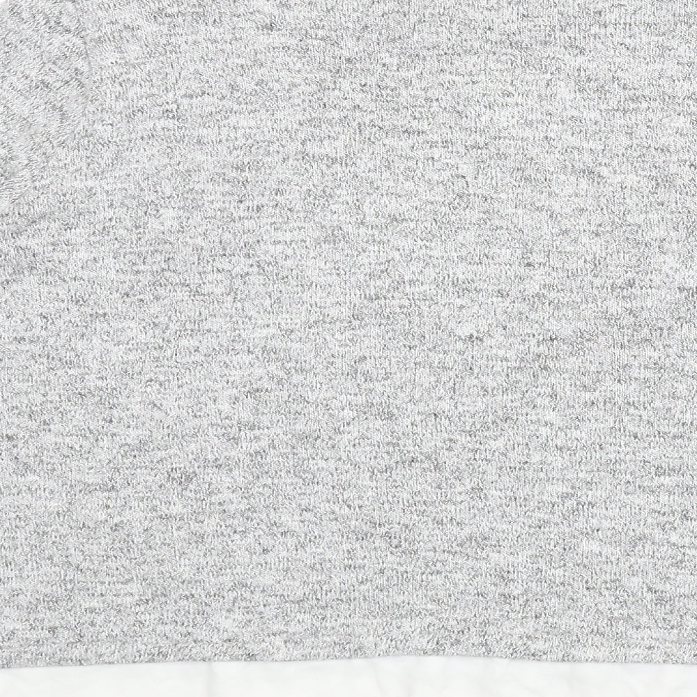 Wallis Womens Grey Boat Neck Viscose Pullover Jumper Size 14