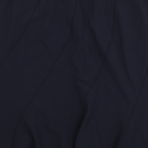 Mia Moda Womens Blue Polyester Flare Skirt Size 18