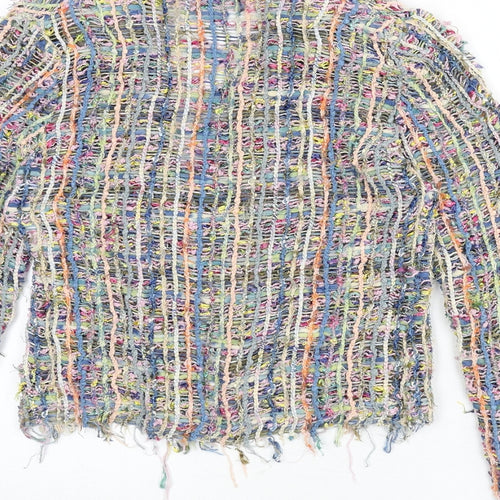 Caroline Bliss Womens Multicoloured Jacket Size 12 Button - Shoulder Pads