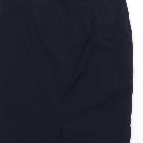 NEXT Womens Blue Polyester Straight & Pencil Skirt Size 12 Zip