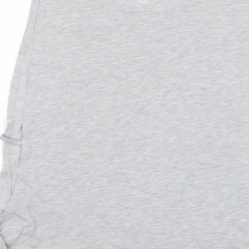 Marks and Spencer Womens Grey Polyester Basic Tank Size 16 Crew Neck Pullover - Logo