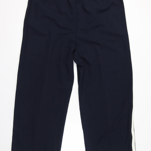 Marks and Spencer Womens Blue Polyester Trousers Size 22 L29 in Regular