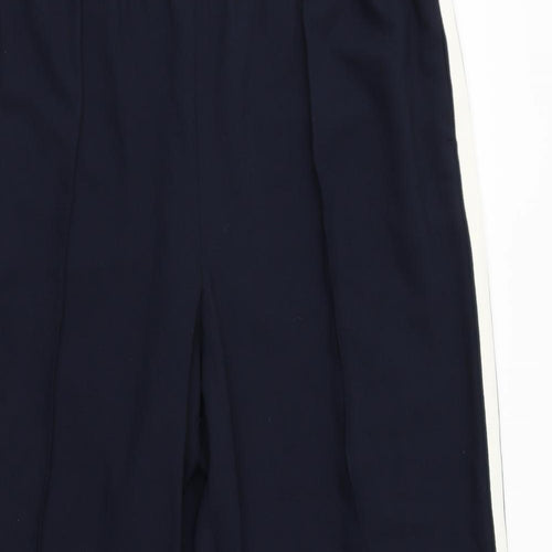 Marks and Spencer Womens Blue Polyester Trousers Size 22 L29 in Regular