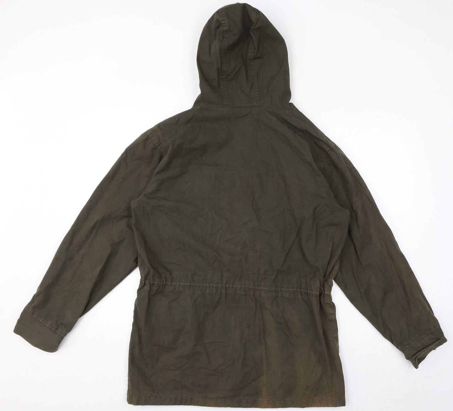 Trespass Mens Green Parka Coat Size S Zip