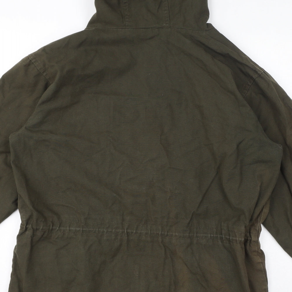 Trespass Mens Green Parka Coat Size S Zip