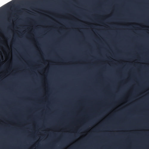 Gap Womens Blue Puffer Jacket Coat Size S Zip