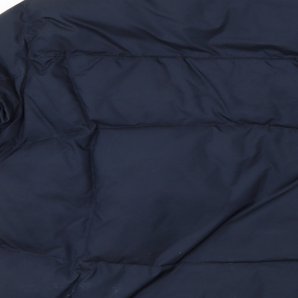Gap Womens Blue Puffer Jacket Coat Size S Zip