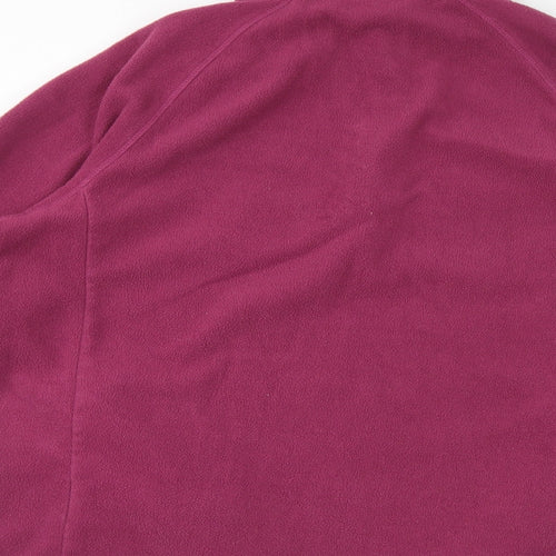Cotton Traders Womens Pink Polyester Pullover Sweatshirt Size M Pullover - Pockets