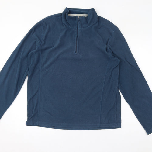 Headland Womens Blue Polyester Pullover Sweatshirt Size 12 Pullover