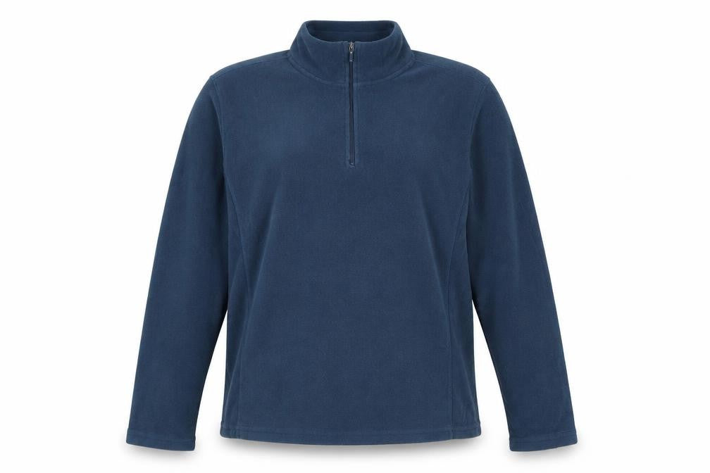 Front view of Headland women’s blue polyester pullover sweatshirt, size UK 12, pullover