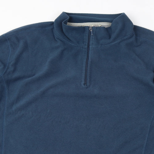 Headland Womens Blue Polyester Pullover Sweatshirt Size 12 Pullover