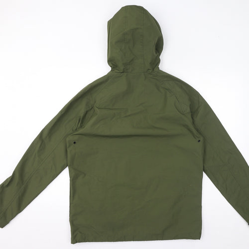 Topman Mens Green Anorak Coat Size M