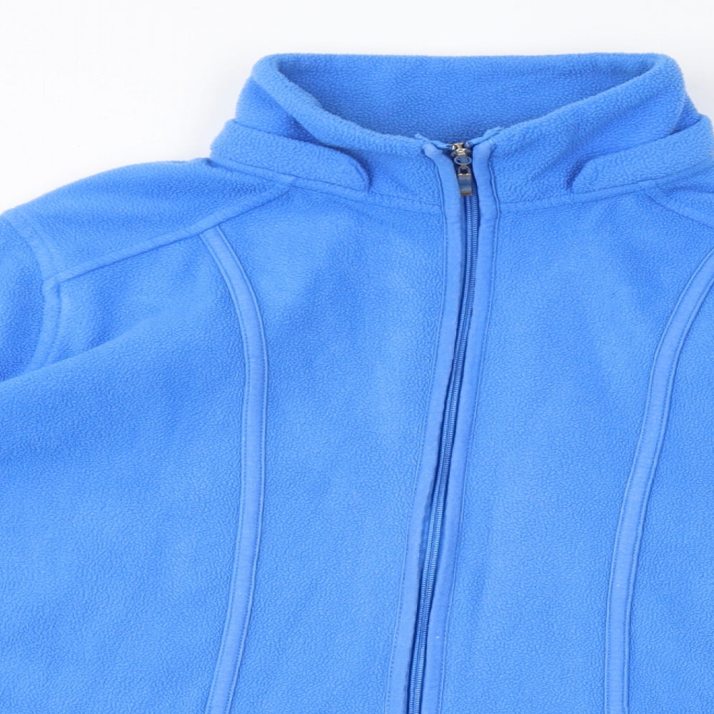 EWM Womens Blue Jacket Size 14 Zip - Size 14-16
