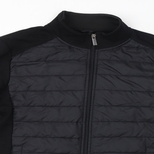 Zara Mens Black Jacket Size M Zip