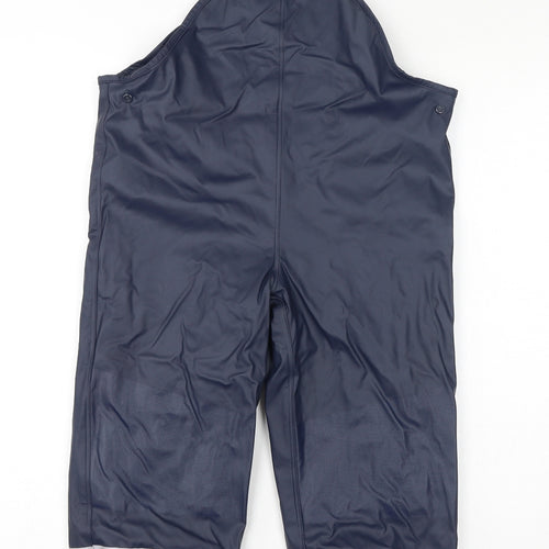 Lupilu Boys Blue Polyester Dungarees Trousers Size 4-5 Years L20 in Regular Buckle - Size 4-6, Inside Leg: 18in, Fleece Lined, Rain Trousers