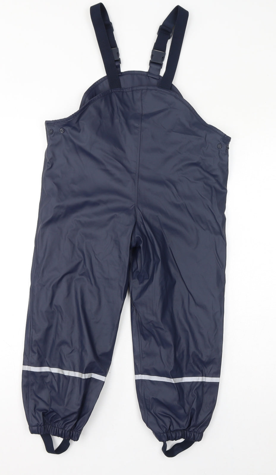 Lupilu Boys Blue Polyester Dungarees Trousers Size 4-5 Years L20 in Regular Buckle - Size 4-6, Inside Leg: 18in, Fleece Lined, Rain Trousers