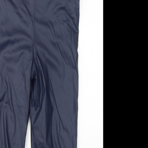 Lupilu Boys Blue Polyester Dungarees Trousers Size 4-5 Years L20 in Regular Buckle - Size 4-6, Inside Leg: 18in, Fleece Lined, Rain Trousers