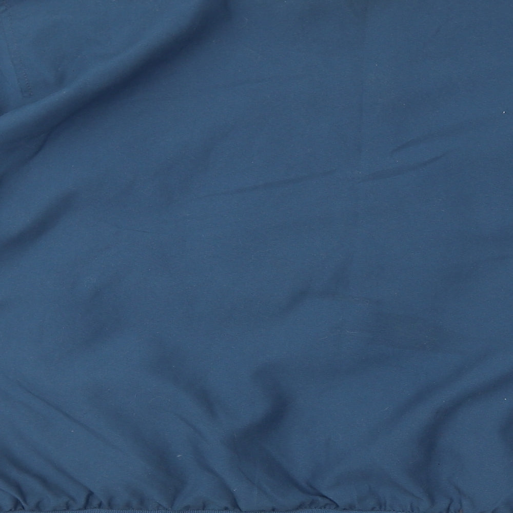 Atlas Mens Blue Bomber Jacket Jacket Size XL Zip